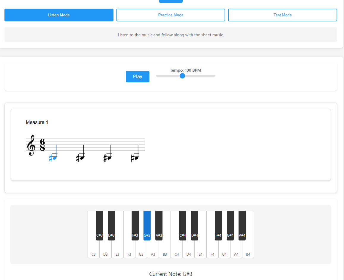 Musical Learning Assistant